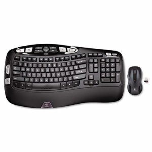 MK550 Wireless Desktop Set, Keyboard/Mouse, USB, Black
