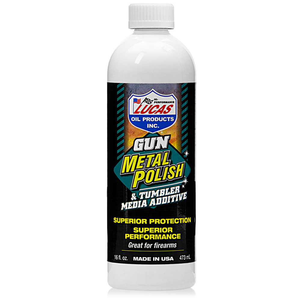 Lucas Oil Gun Metal Polish & Tumbler Media Additive - 16 Ounce