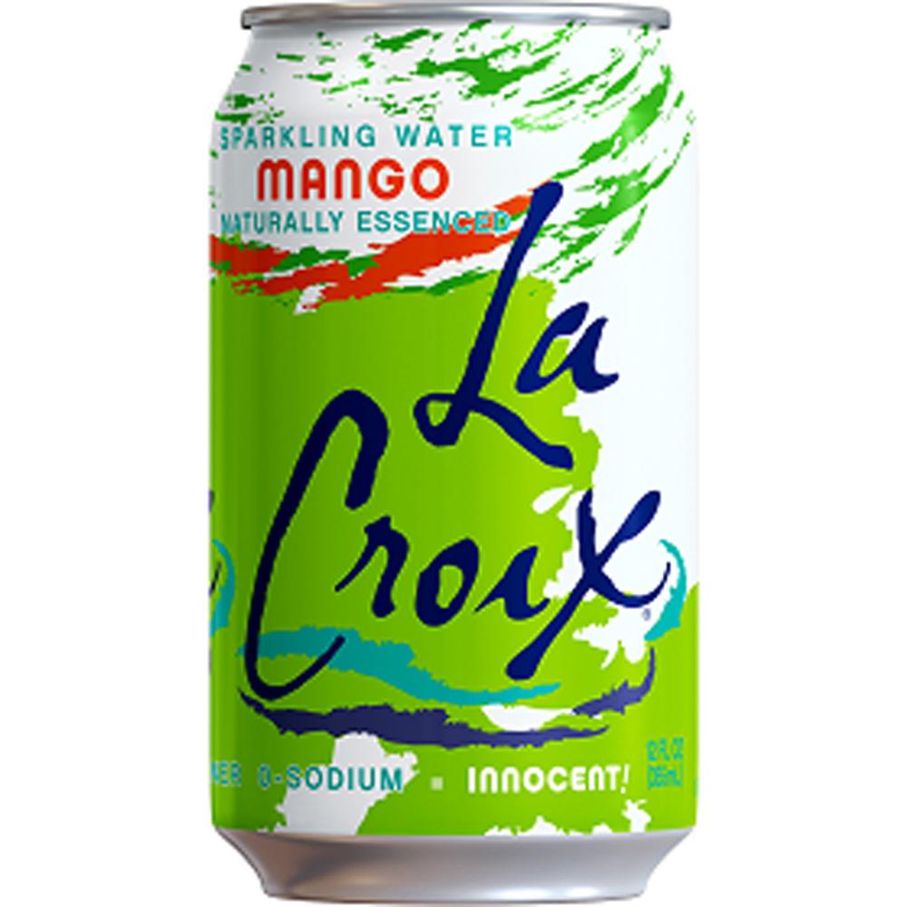 LaCroix Mango Flavored Sparkling Water - Ready-to-Drink - 12 fl oz (355 mL) - 2 / Carton / Can