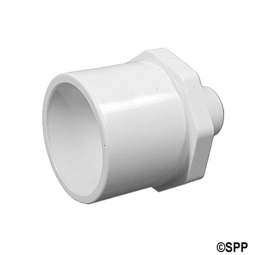 Fitting, PVC, Reducer Bushing, 1-1/2"Spg x 1/2"FPT