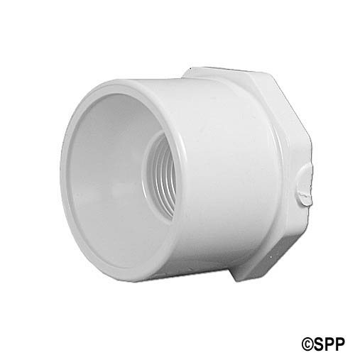 Fitting, PVC, Reducer Bushing, 2"Spg x 1"FPT