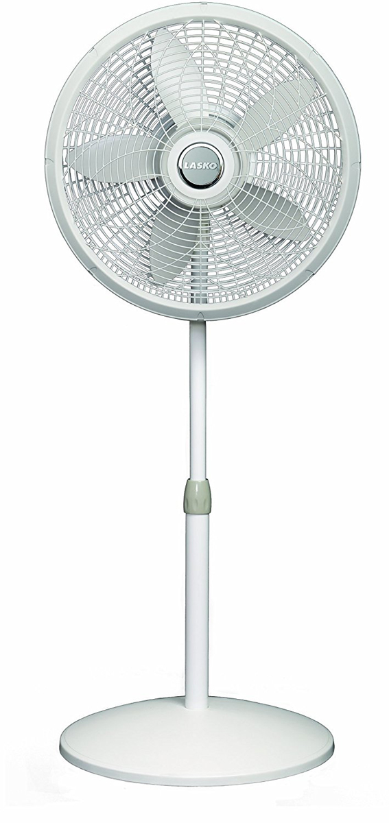 18" Pedestal Fan White