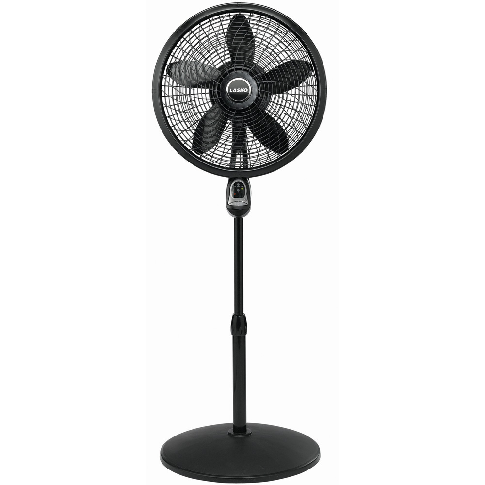 18? Remote Control Cyclone Pedestal Fan, Black