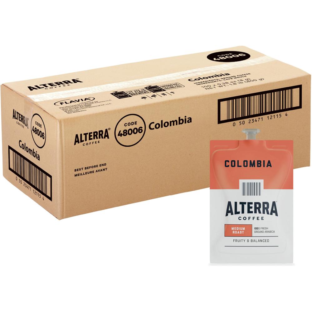 Flavia Freshpack Freshpack Alterra Colombia Coffee - Compatible with Flavia Barista, FLAVIA Creation 600, Flavia Creation 500, F