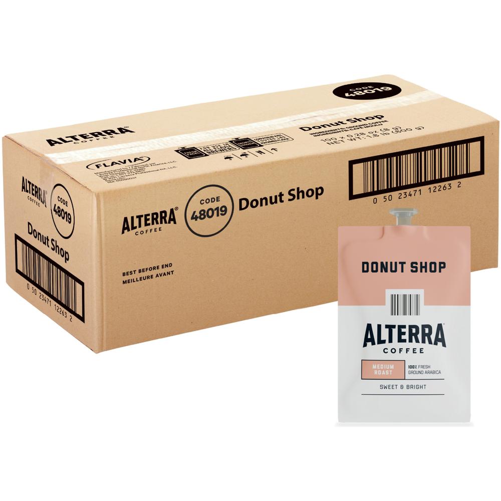 Flavia Freshpack Freshpack Alterra Donut Shop Coffee - Compatible with Flavia Barista, FLAVIA Creation 600, Flavia Creation 500