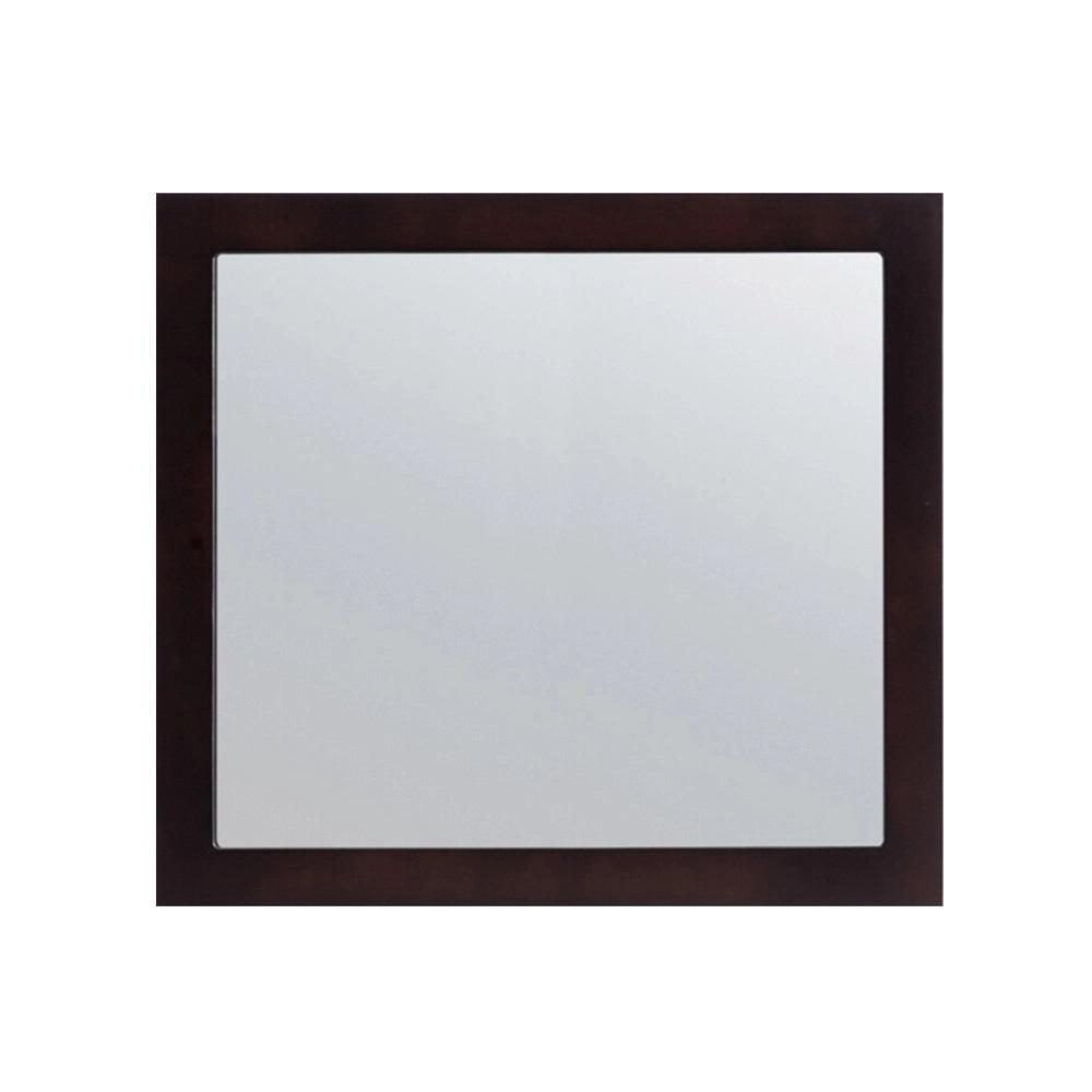 Fully Framed 36" Espresso Mirror