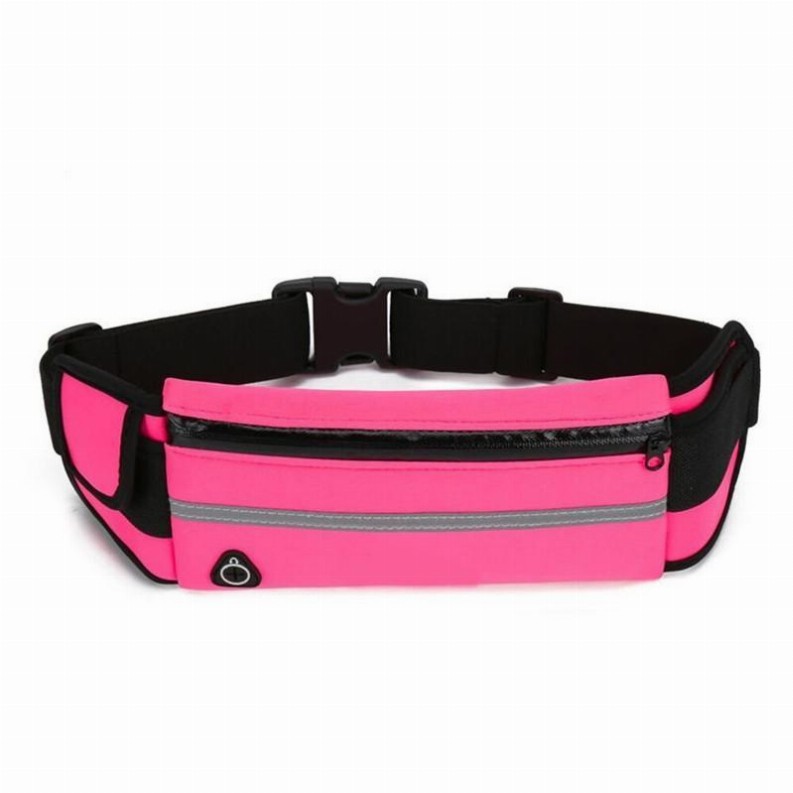 Velocity Water-Resistant Sports Running Belt and Fanny Pack for Outdoor Sports - Pink