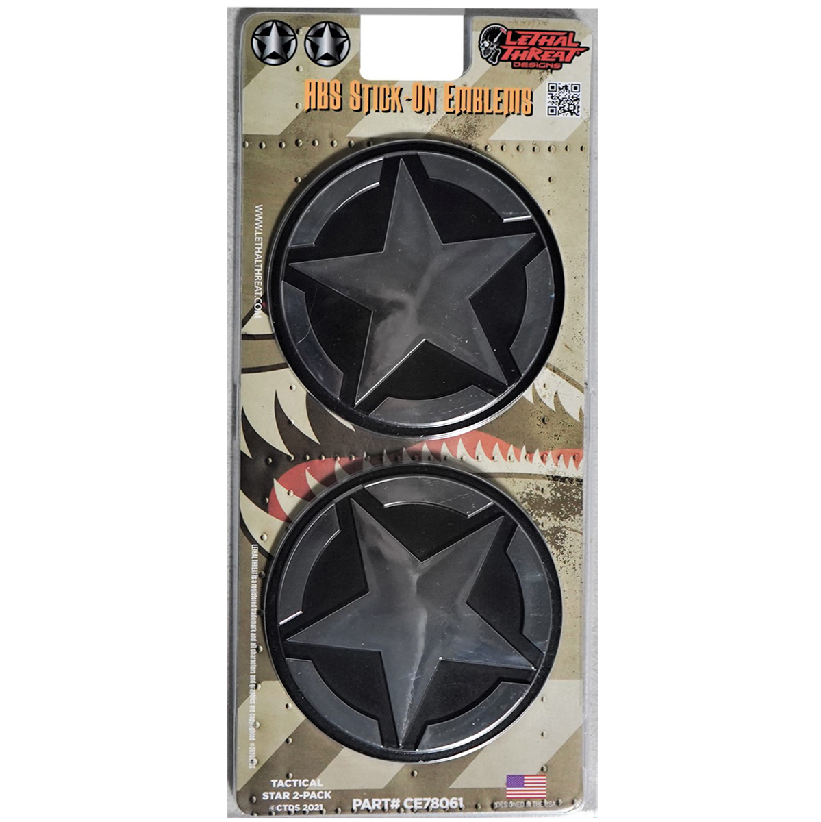 Stick On Emblem Tactical Star