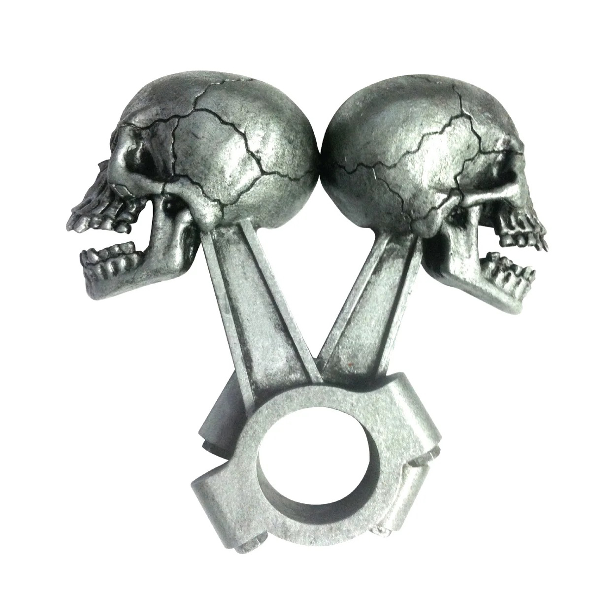 Stick On Emblem Piston Skull