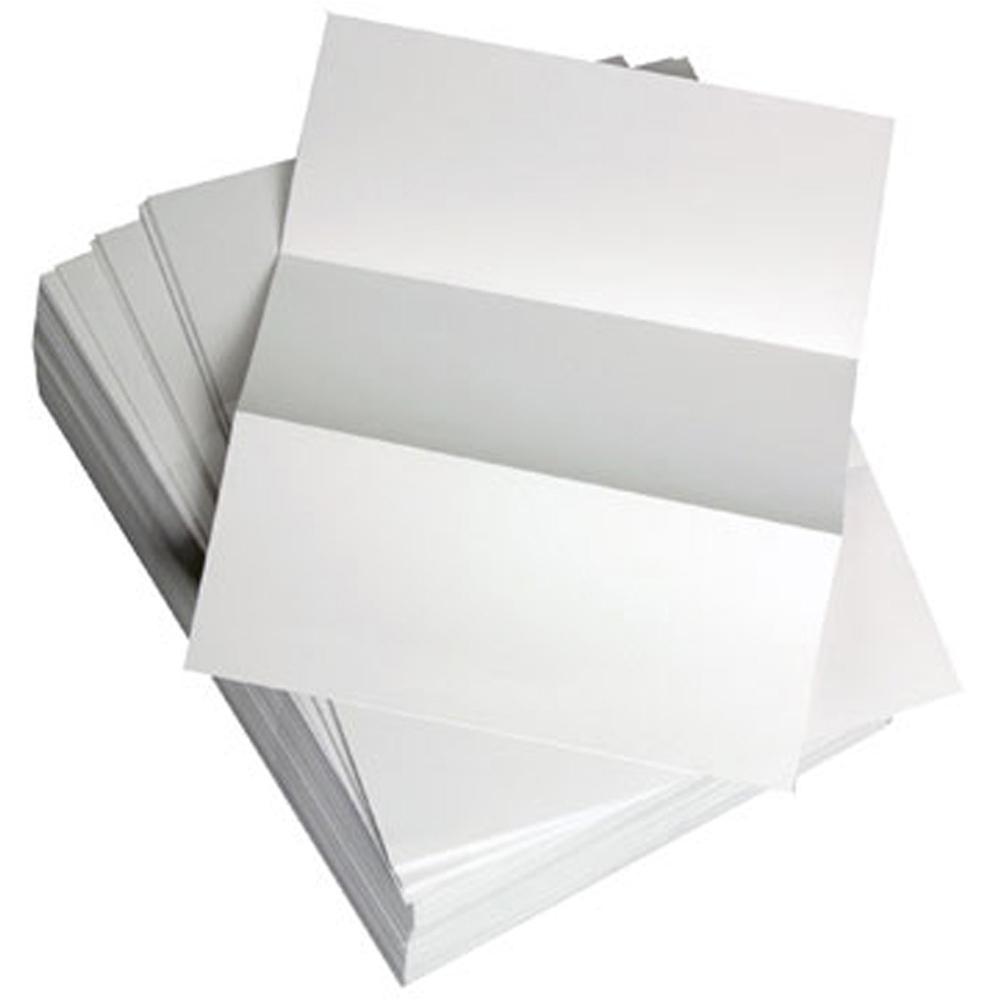 Lettermark Punched & Perforated Papers with Perforations every 3-2/3" - White - 92 Brightness - Letter - 8 1/2" x 11" - 20 lb Ba