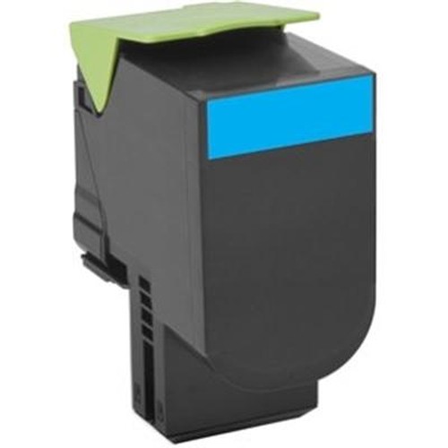 Lexmark Unison 801HC Toner Cartridge - Laser - High Yield - 3000 Pages Cyan - Cyan - 1 Each