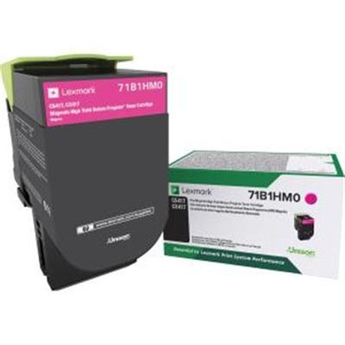 Lexmark Original High Yield Laser Toner Cartridge - Magenta - 1 Each - 3500 Pages