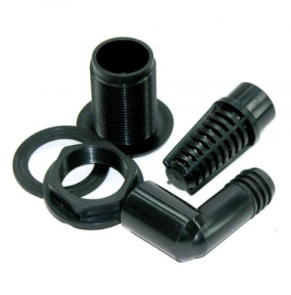 Lifegard Aquatics Slip Bulkhead Fitting Kit - 3/4"