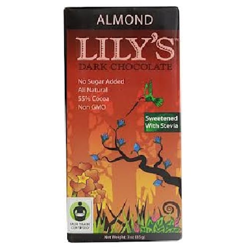 Lily's Almond Dark Chocolate (12x3 Oz)