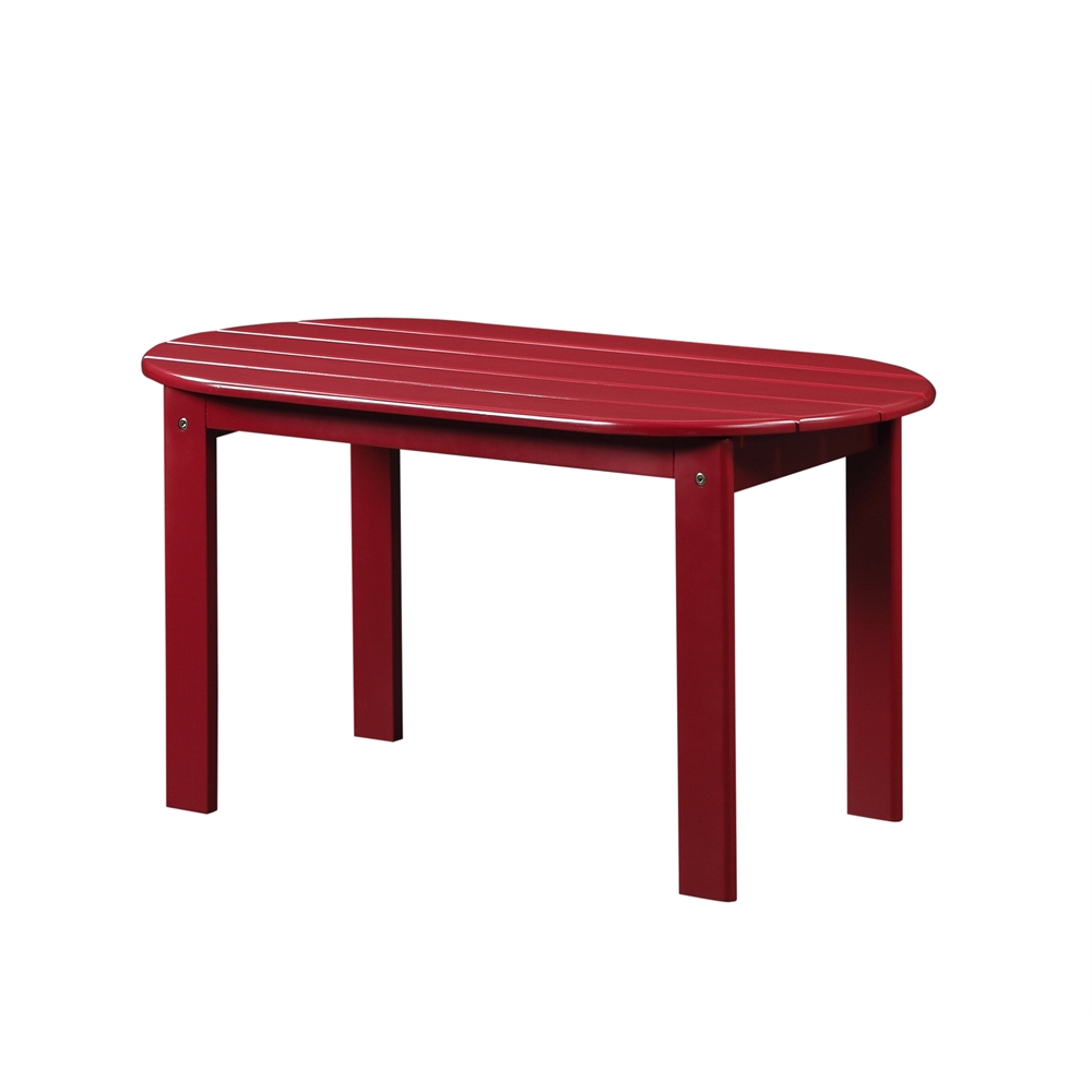 Adirondack Red Coffee Table