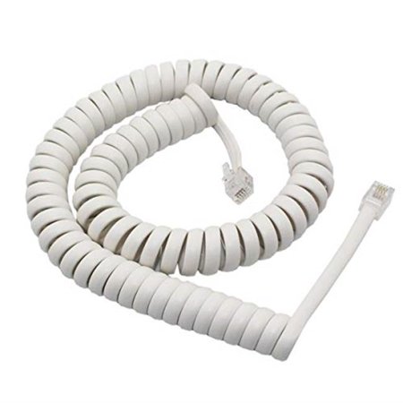 REMOTE CONTROL COILED CABLE WHITE