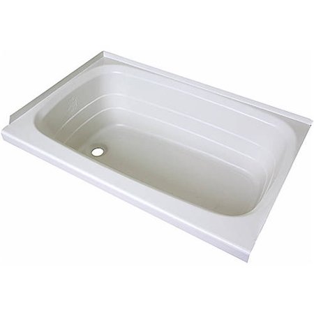 24In X 36In Bathtub; Left Drain - White