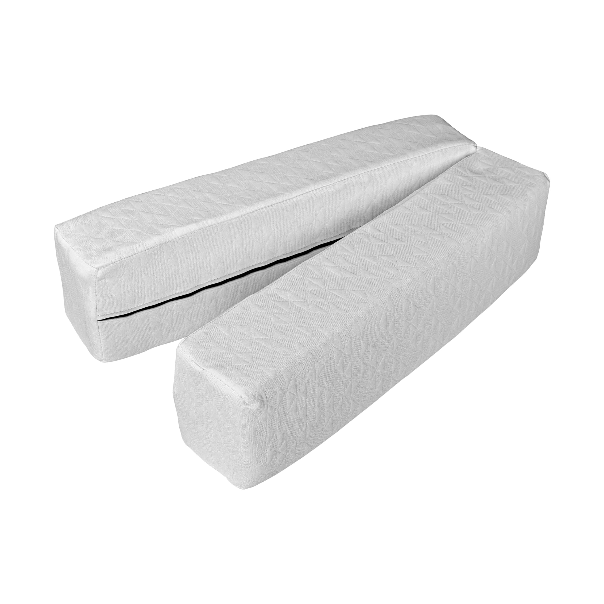 FIBER MATTRESS: 6X30X10 TOP HINGED 6X30X10 2SST NATURAL WHITE