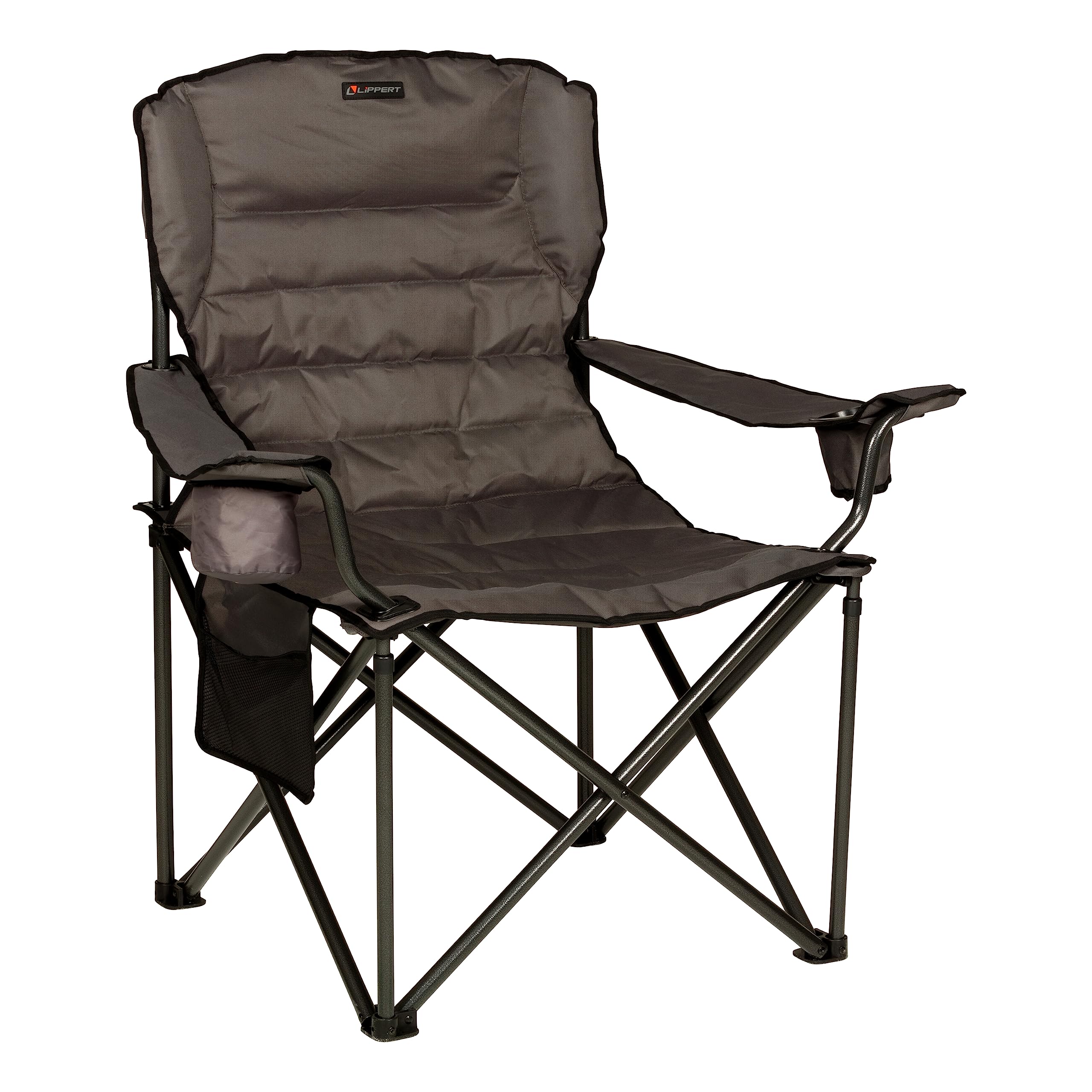 CAMPFIRE MEGA PADDED QUAD CHAIR DARK GREY