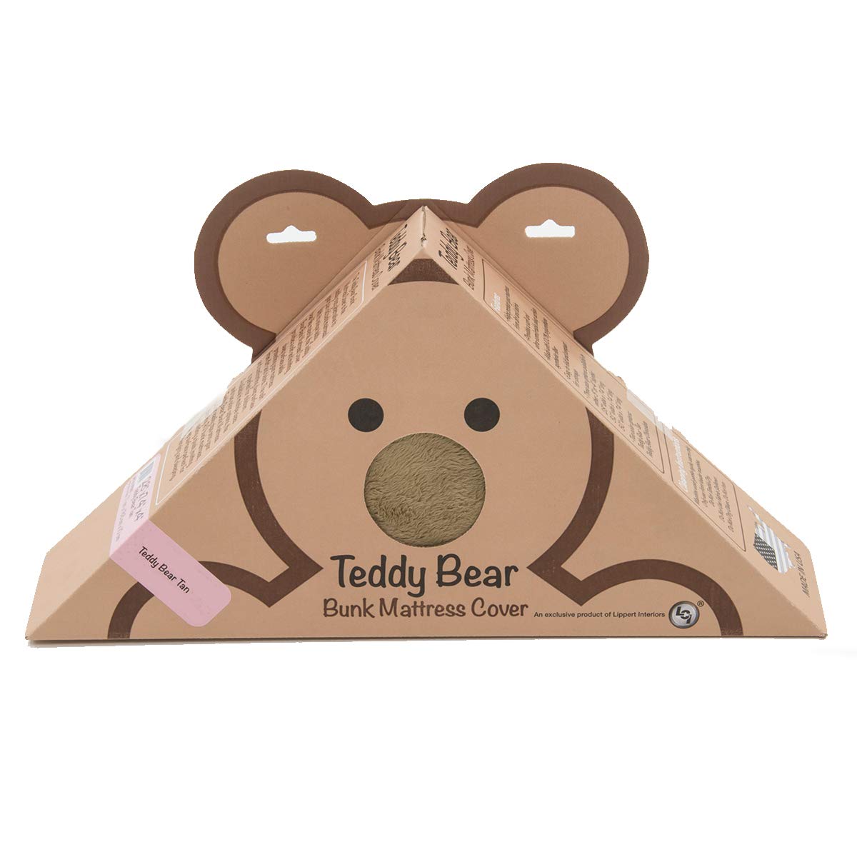 COVER ONLY; TEDDY BEAR BUNK MATT TAN 3X28X74