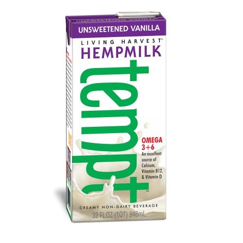 Living Harvest Vanilla Hempmilk Unsweetened (12x32 Oz)