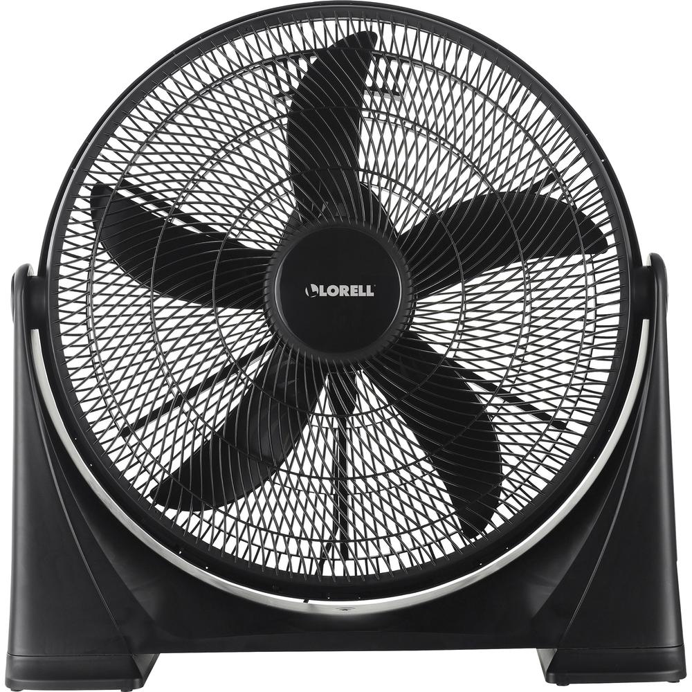 Lorell 3-speed Box Fan - 20" Diameter - 3 Speed - Tilt Adjustment, Lightweight - 24.2" Height x 24.2" Width x 7.2" Depth - Plast