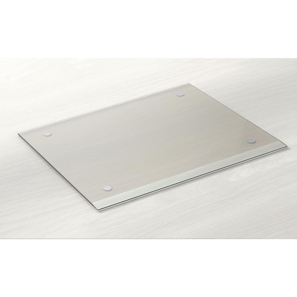 Lorell Desk Pad - Rectangle - 24" Width - Rubber - Clear