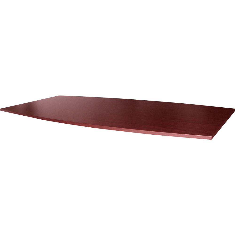 Lorell Essentials Boat Shaped Conference Tabletop (Box 1 of 2) - Boat Top - 48" Table Top Width x 96" Table Top Depth x 1.25" Ta
