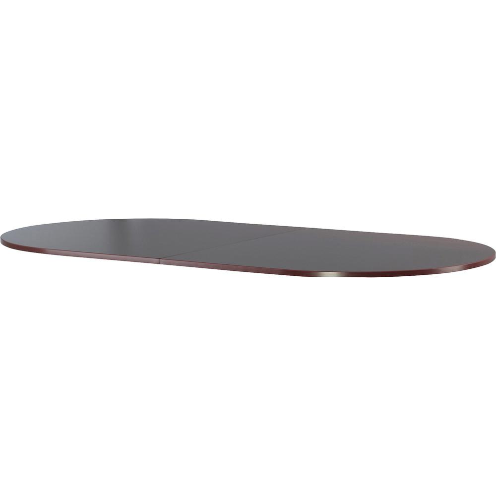 Lorell Essentials Conference Tabletop - Oval Top - 48" Table Top Width x 96" Table Top Depth x 1.25" Table Top Thickness - 1" He