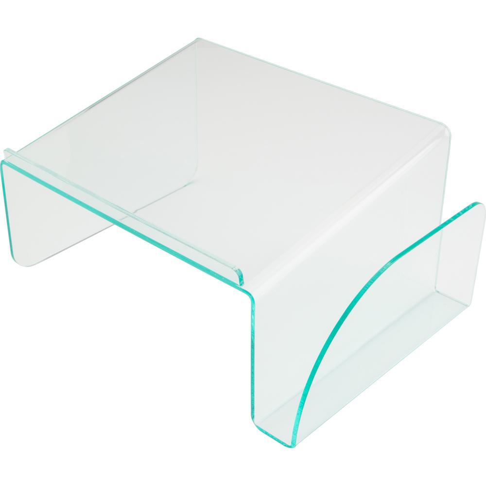 Lorell Acrylic Phone Stand - 5.5" Height x 11" Width x 10" Depth - Acrylic - Clear, Green