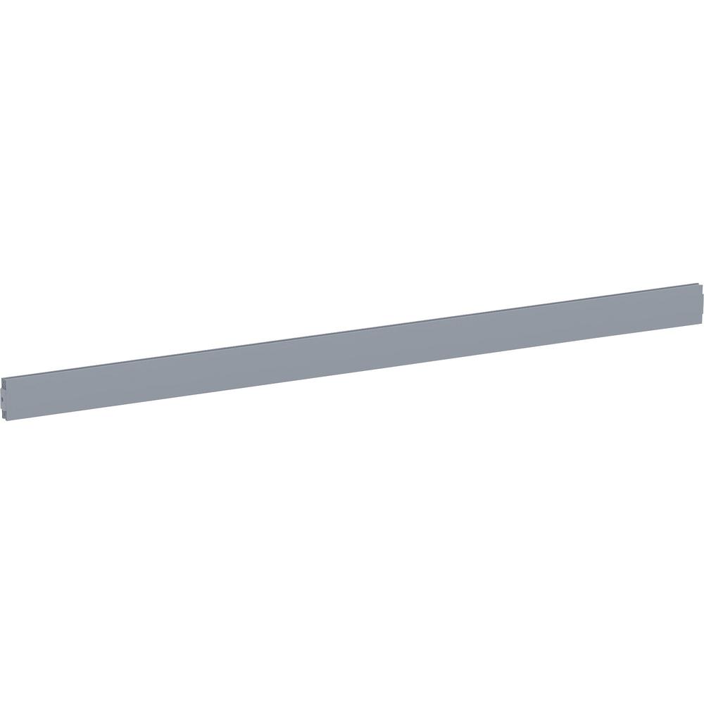 Lorell Single-Wide Panel Strip for Adaptable Panel System - 33.1" Width x 0.5" Depth x 1.8" Height - Aluminum - Silver