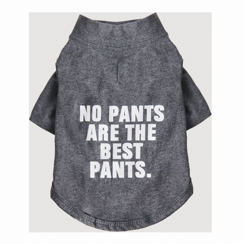 The Essential T-Shirt - No Pants Are The Best Pants - XX Large Cool Gray
