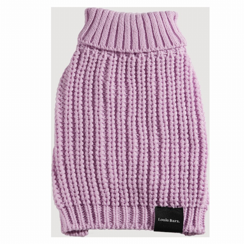 The Perfect Knit Sweater, Turtleneck - Small Lilac