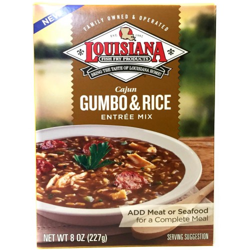 Louisiana Cajun Gumbo & Rice Entr_e Mix (12x8 OZ)