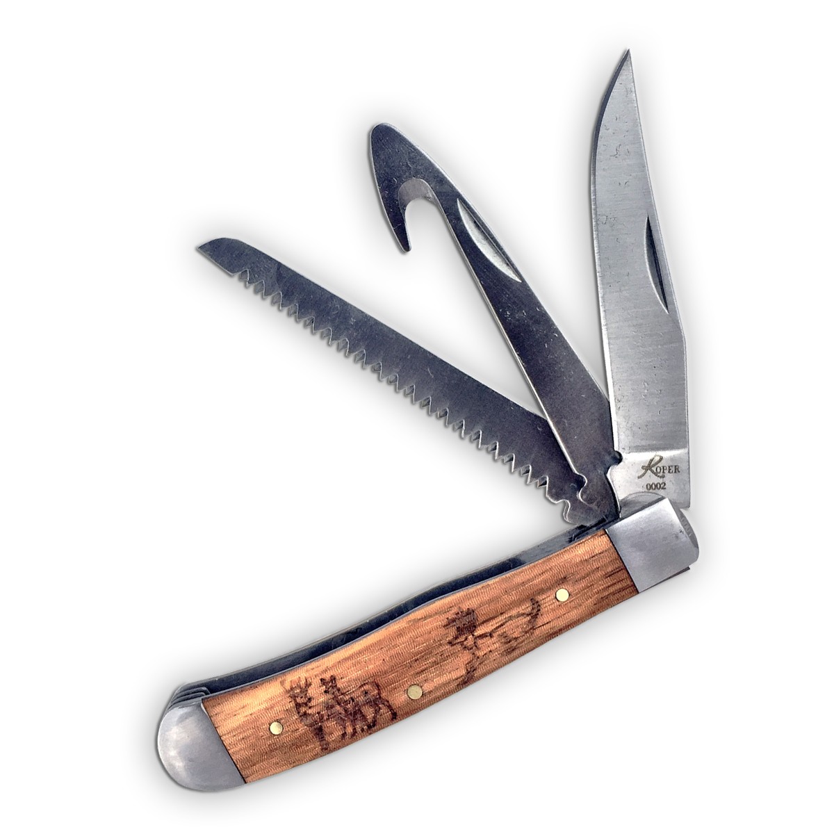 Multi-Blade Hunter Pocket Knife