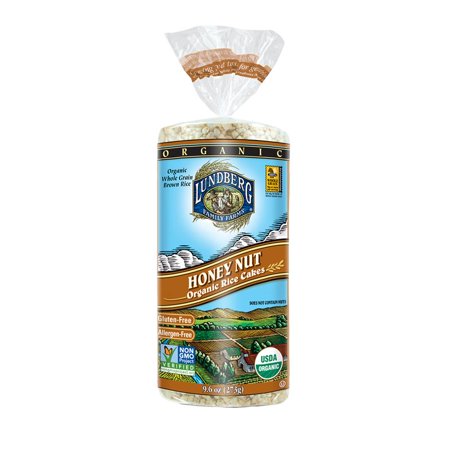 Lundberg Honey Nut Rice Cakes (12x96 OZ)