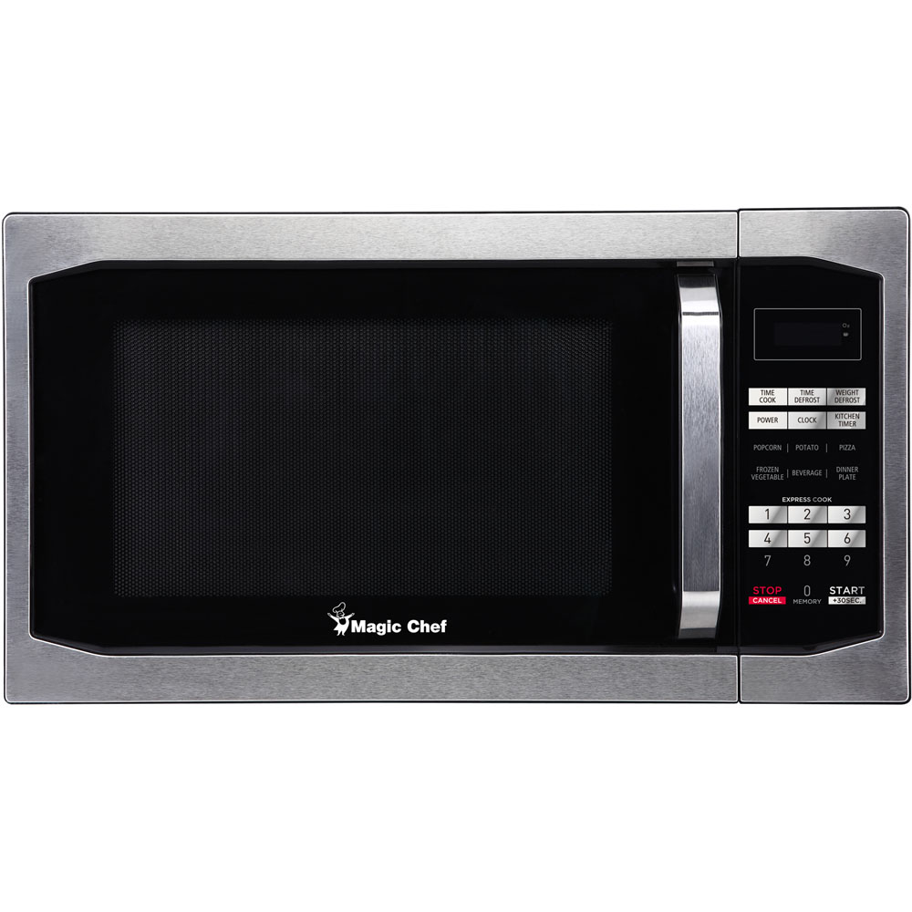 Magic Chef MCM1611ST 1.6 Cubic-ft Countertop Microwave (Stainless Steel)