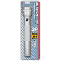 Maglite Krypton 3-Cell D Flashlight - Silver (Blister Pack)