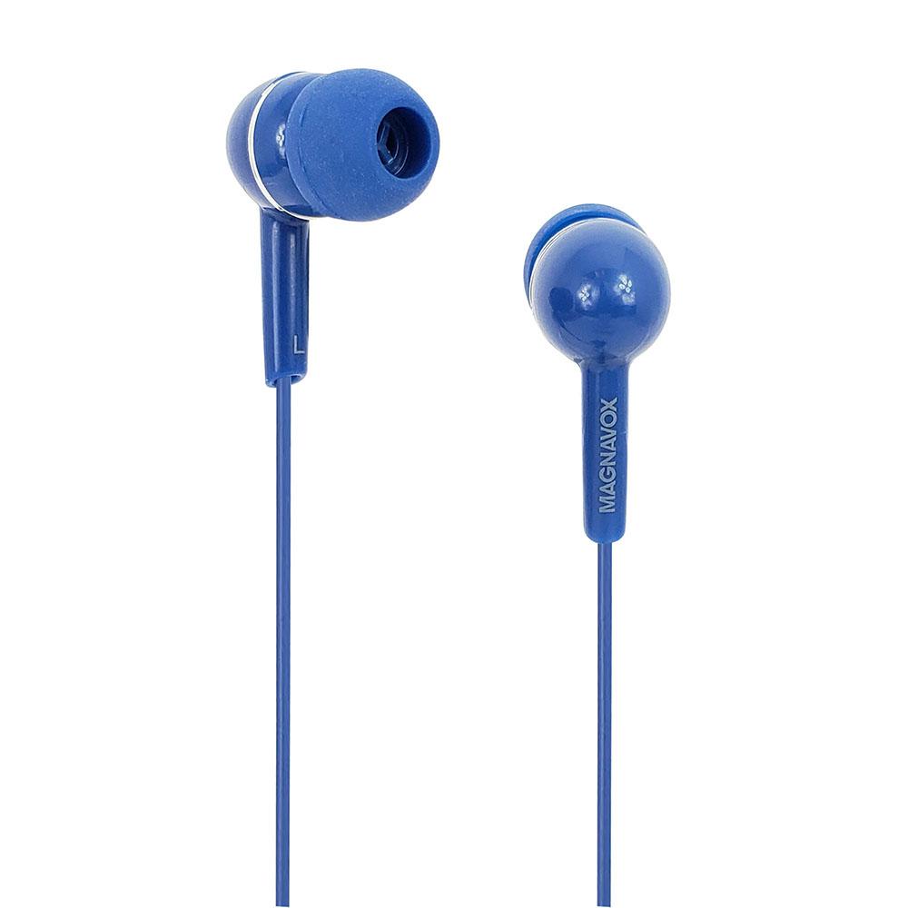 Magnavox MHP4850-BL Blue In Ear Silicone Earbuds