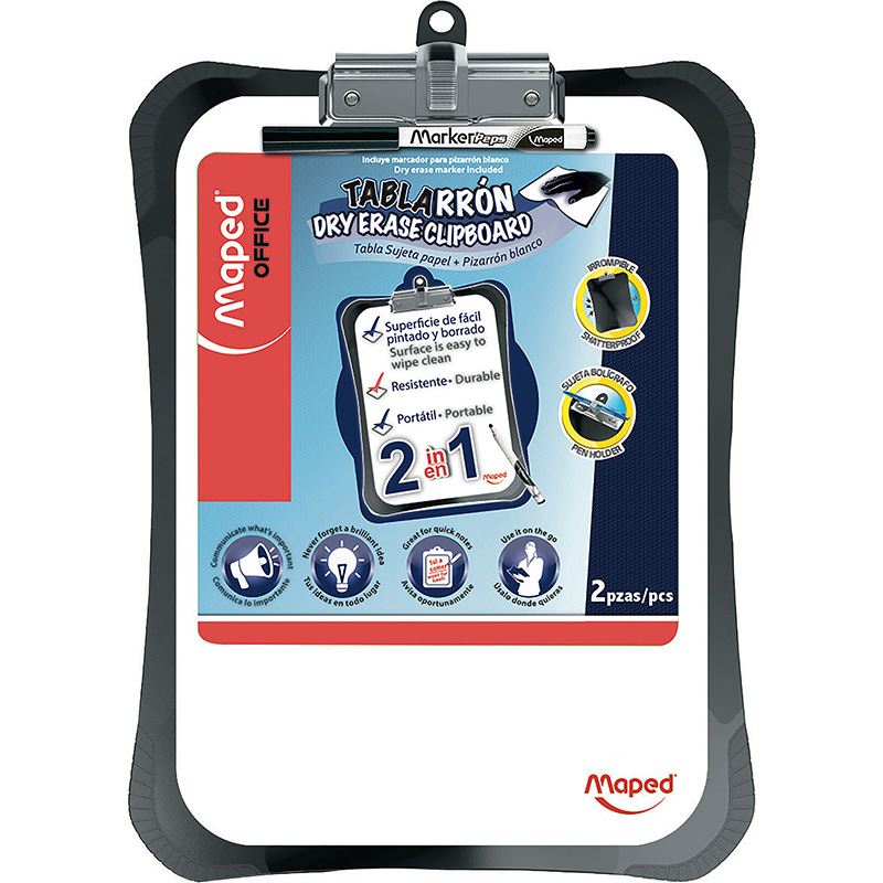 Dry Erase Clipboard & Marker'Peps Dry Erase Fine Tip Marker