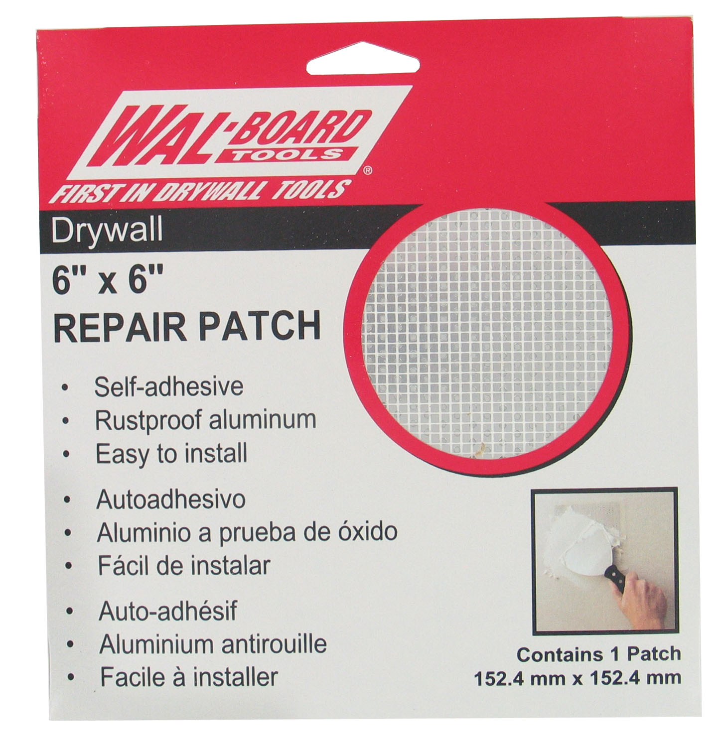 054-006 6X6 DRYWALL PATCH