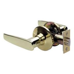 SLL0403 Polished Brass Str Lever Passge Lock