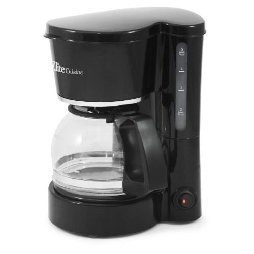 Elite Cuisine Ehc-5055 5 Cup Coffeemaker With Pause And Serve