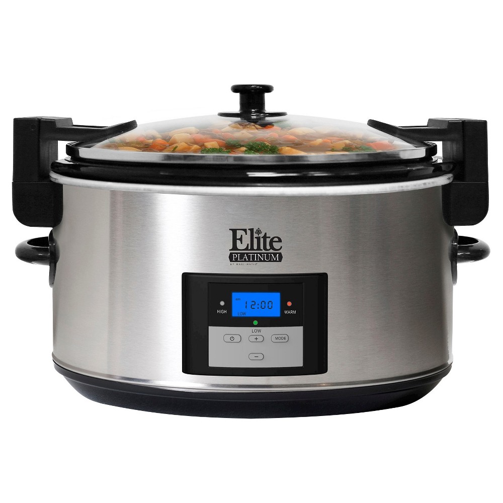 Elite Platinum MST-900VXD Stainless Steel Slow Cooker 8.5Qt