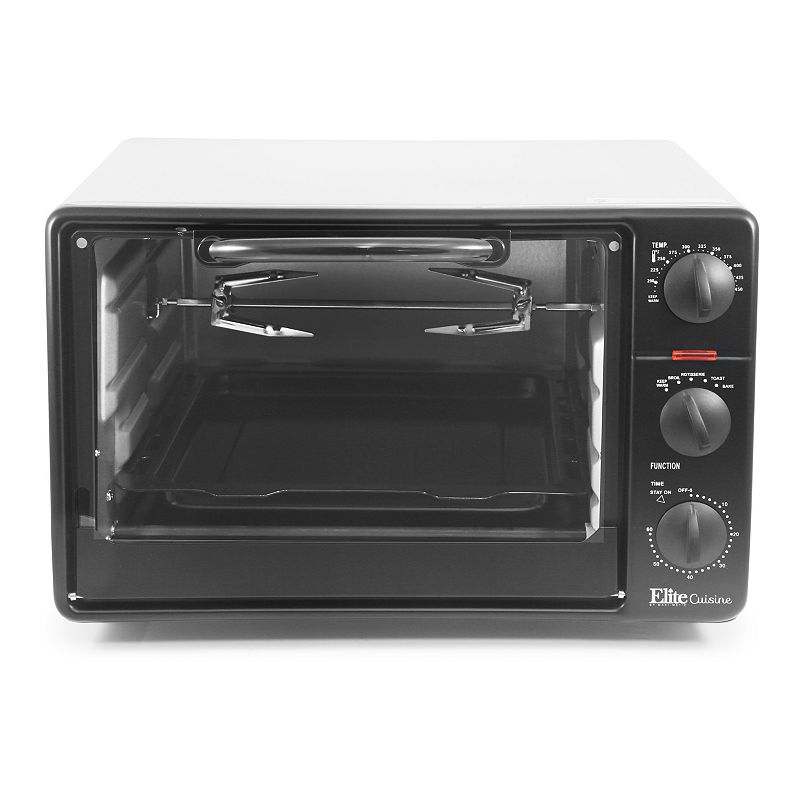 Elite Ero-2008Nffp .8Cu Ft Toaster Oven With Rotisserie