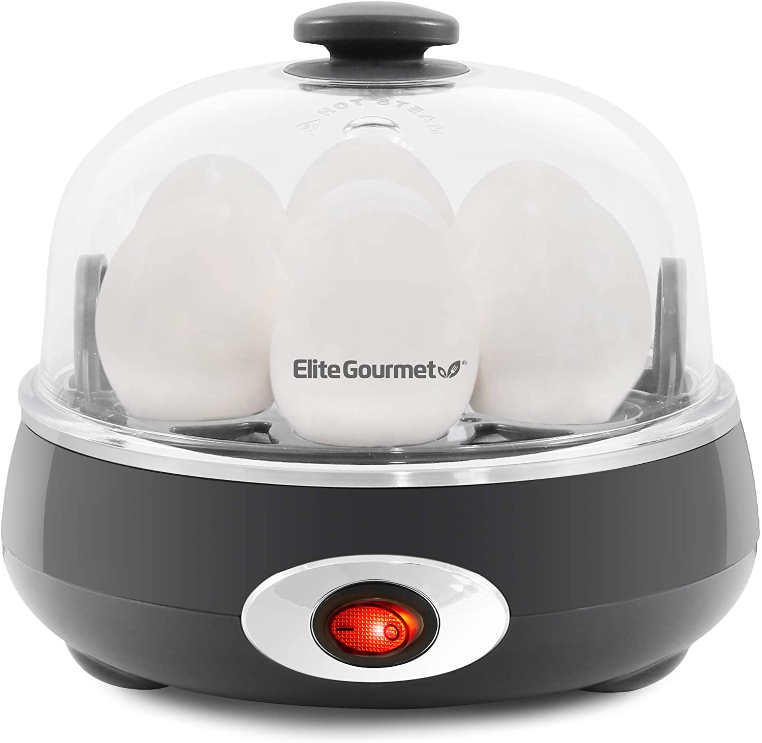 Elite EGC007CHC Characoal Grey Easy Egg Cooker