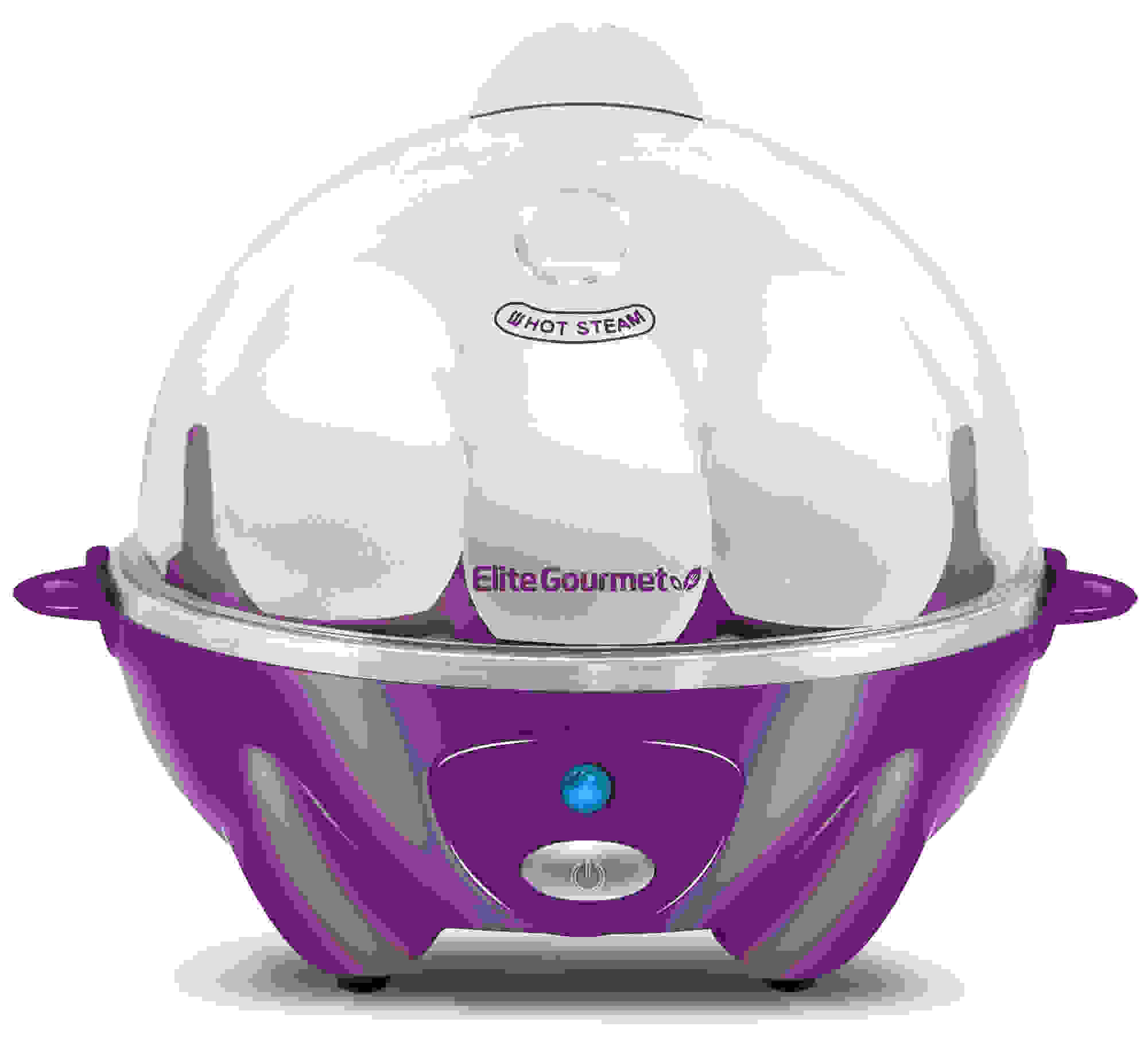 Elite EGC007P Purple Easy Egg Cooker Automatic