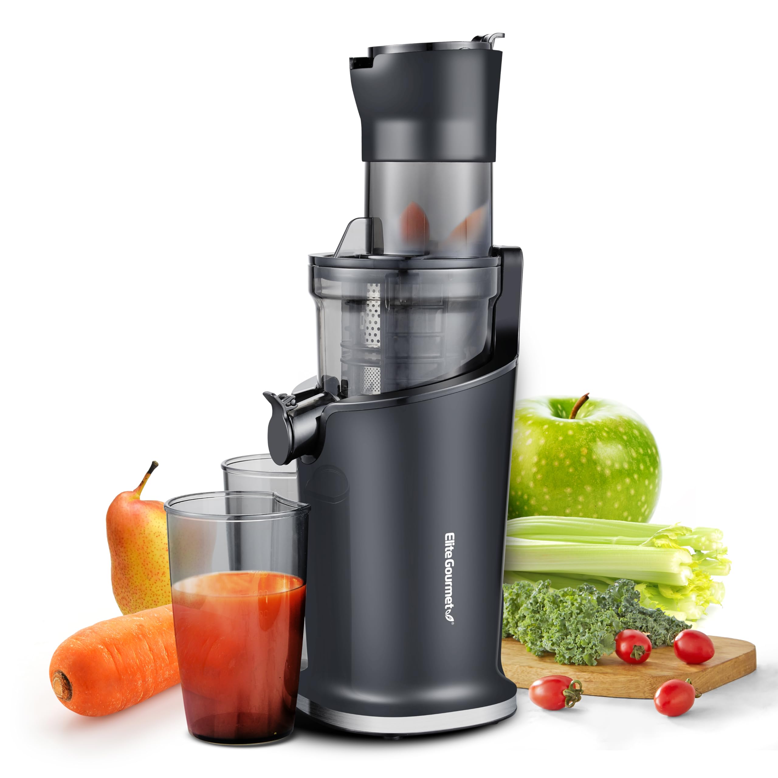 ELITE EJX017 BLACK MASTICATING SLOW JUICER 27OZ