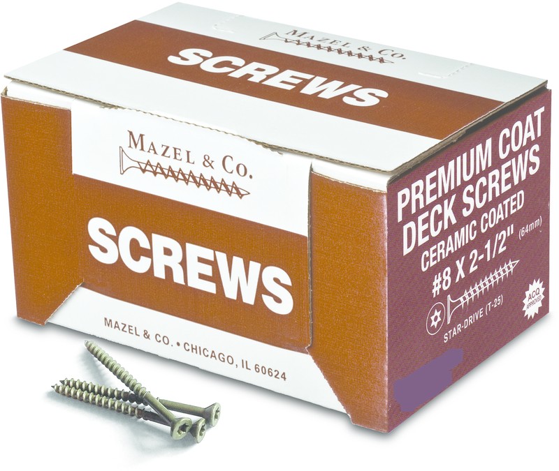 #8X2-1/2 Bulk Pc Star Dr Screw