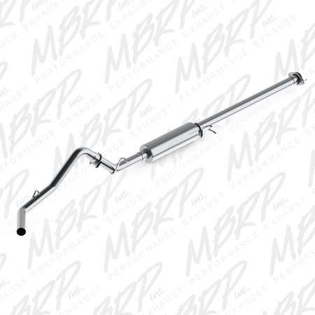 07-08 CHEVROLET/GMC 1500 (NEXT GEN) ALUMINIZED STEEL 3IN CAT BACK SINGLE SIDE EX